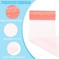 thumbnail image 3 of Uxcell Tulle Fabric Rolls, Fabric Spool Tulle Sparkling Ribbon Netting Sequin for DIY Tutu Skirts Crafts Wedding Orange-red, 3 of 6