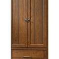 thumbnail image 2 of Bedroom Wardrobe Cabinet Storage Armoire in Medium Brown Cherry Wood Finish, 2 of 3