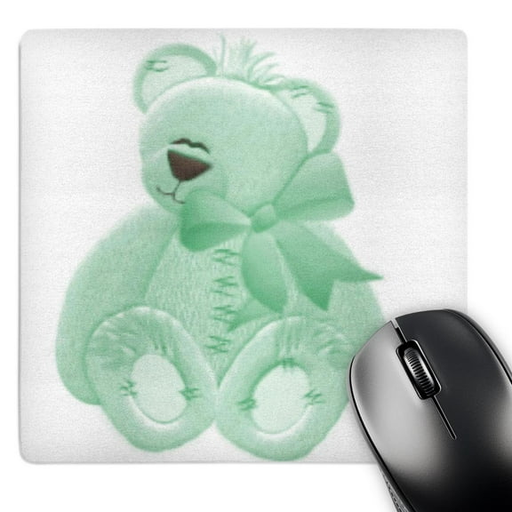 3dRose, Little Turquoise Bear, MousePad
