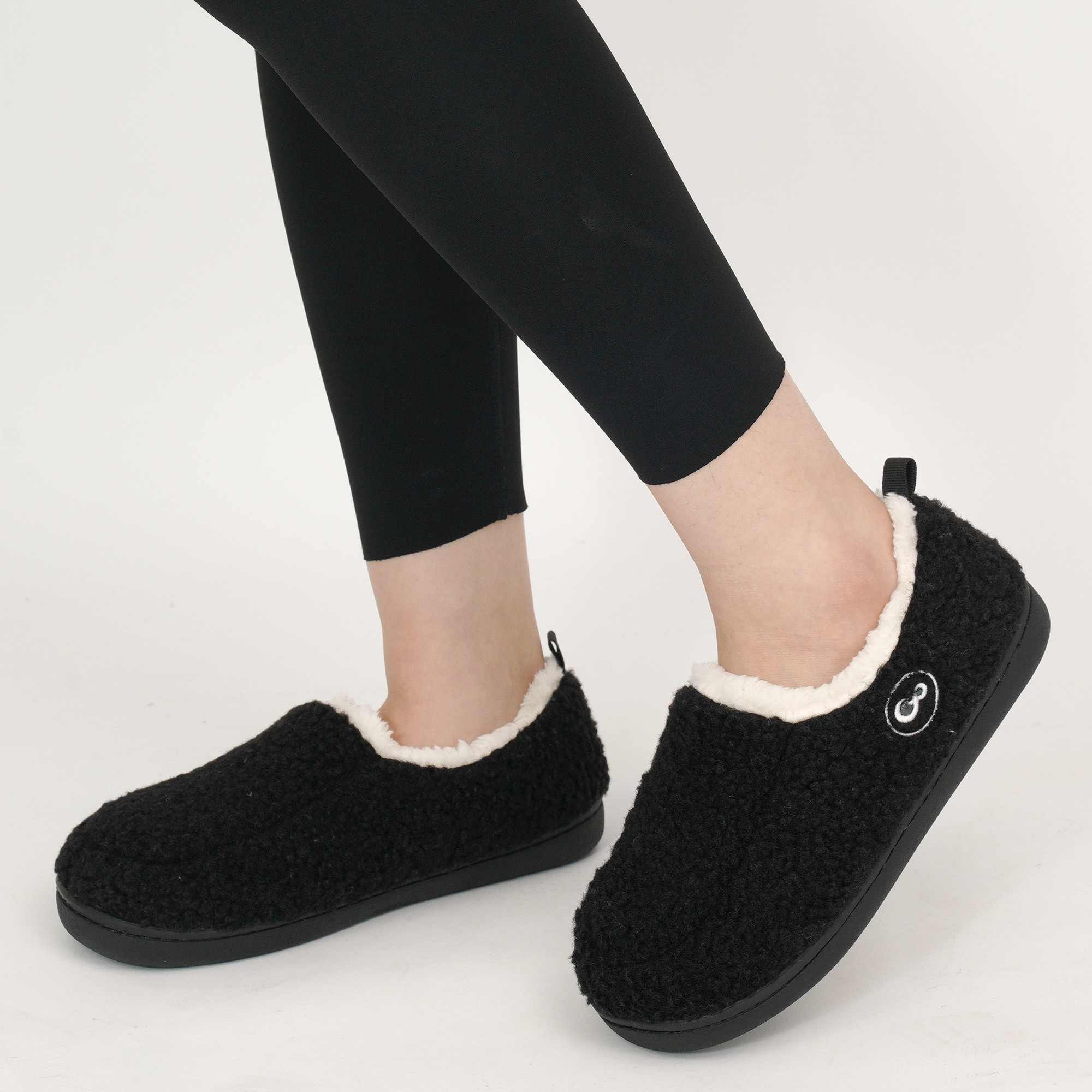 Ecetana Women's Memory Foam Warm Plush Fleece Scuff Slipper photo 7