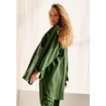 thumbnail image 2 of Ellos Plus Size Oversized Linen-Blend Boyfriend Shirt, 2 of 4
