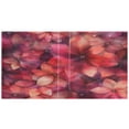 thumbnail image 2 of WOBOGO Transparent Red Flowers File Folders Extra Large Capacity to Hold 200 Sheets of Documents Hard Shell Ring Binder for School Home Office, 2 of 10