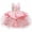 Pink, variant on Girls' Dresses Patchwork Flowers Tulle Party Princess Kids Outfits
