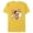 Yellow, variant on Disney Mickey Mouse Just Chill - Short Sleeve Blended T-Shirt for Adults - Customized-Yellow