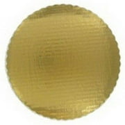 Vineland Packaging RP 16575 PEC 14 in. Gold Laminated Corrugated Circle - Case of 100