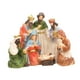 thumbnail image 1 of Estatuilla de Natividad navideña, adorno de escritorio, escena de pesebre coleccionable, figuras de Natividad, escultura religiosa para oficina y, 1 of 8