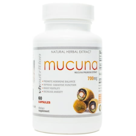 Mucuna Pruriens | 700 mg Capsules | 10:1 Extract | 30 Day (Best Mucuna Pruriens Supplement)