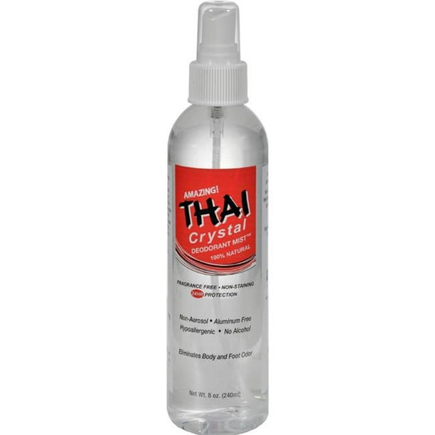 Thai Deodorant Stone HG0241489 8 fl oz Thai Crystal Mist Deodorant Pump