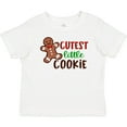 thumbnail image 3 of Inktastic Cutest Little Cookie Cute Christmas Gingerbread Man Boys or Girls Baby T-Shirt, 3 of 5