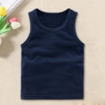 thumbnail image 2 of XXWXYD Kids Toddler Girls Cotton Sleeveless Tank Tops - Summer Breathable Solid Color Basic Tees Undershirts Vest for Baby Boys Girls, 2 of 6