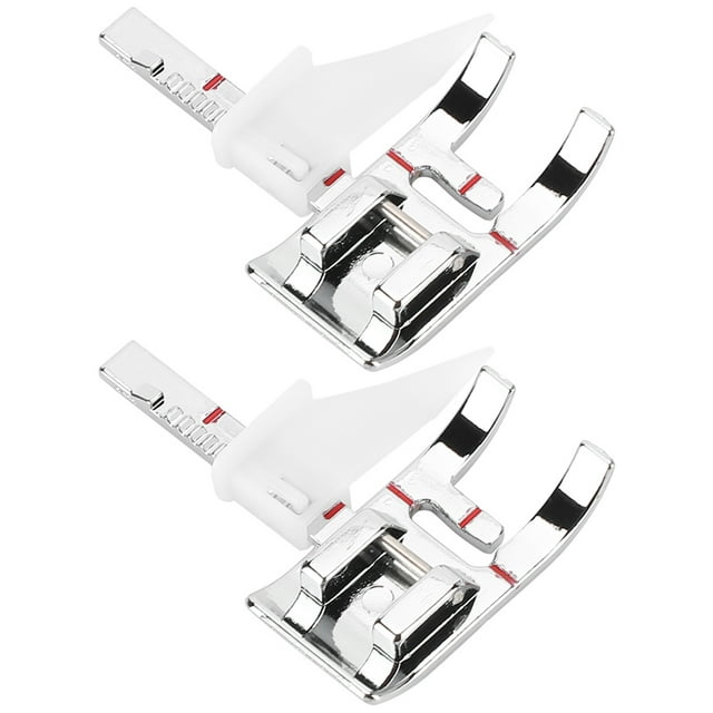 Prensatelas con guía ajustable, 2 uds., prensatelas con guía ajustable, accesorios para máquinas de coser, prensatelas para máquina de coser, el mejor en su clase Jadeshay A