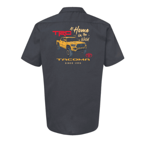 Mens Automotive Style Dickies Toyota Tacoma Work Shirt