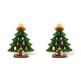 thumbnail image 3 of Advancent Tablero de Árbol de Navidad Adorno de de Navidad Centro de Decoración Artesanía interior Fiesta decorativa Verde METRO 2Conjunto, 3 of 6