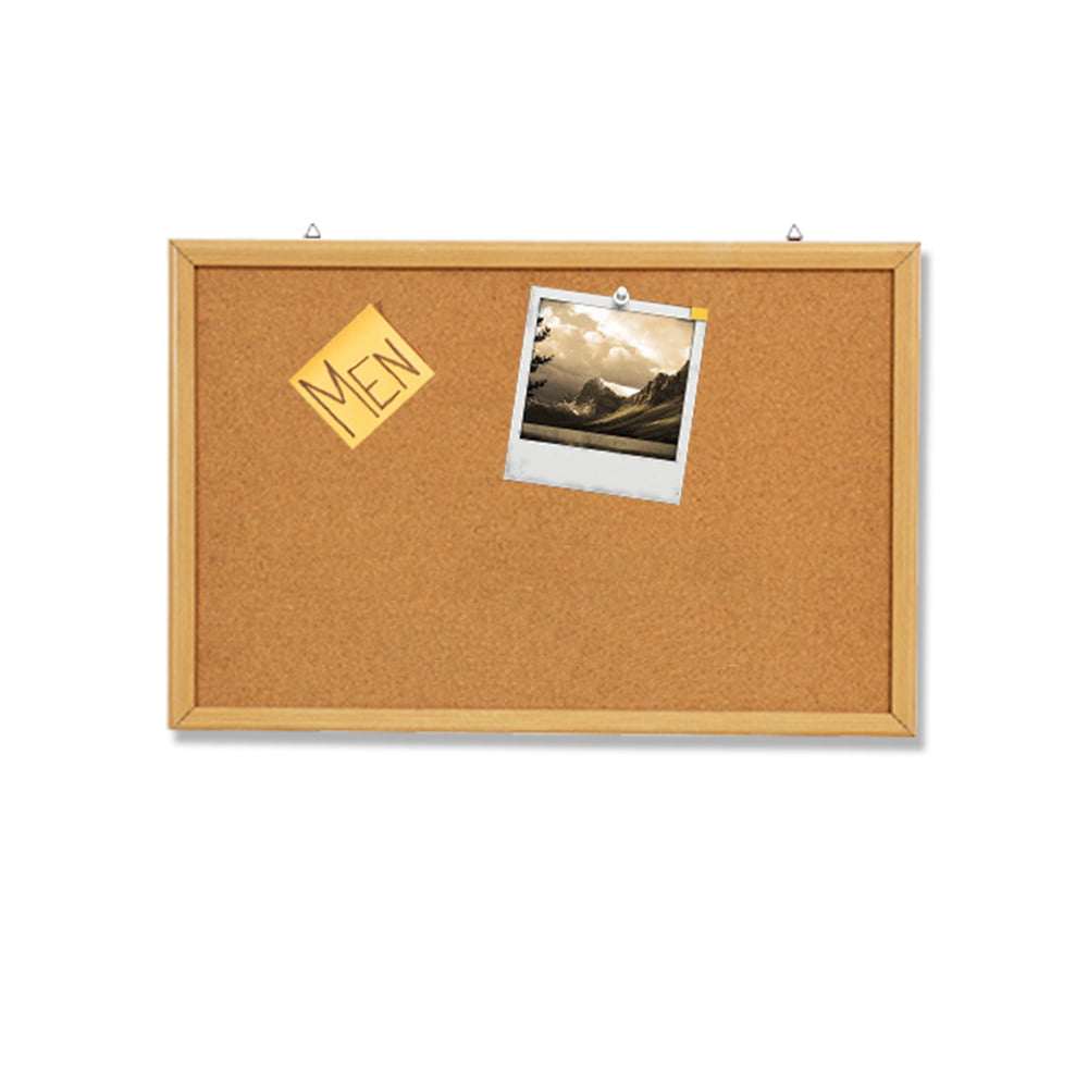 90 x 60cm Large Cork Notice Pin Board Pictures Memo Wooden Framed Corkboard New