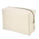 thumbnail image 1 of Bolsa de maquillaje de cuero PU, bolsa de viaje para cosméticos, bolsa de maquillaje grande, bolsa organizadora de brochas de maquillaje, bolsa de aseo para mujer, tamaño L, beige, 1 of 1