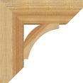 thumbnail image 3 of Ekena Millwork 4"W x 14"D x 14"H Thorton Slat Rough Sawn Bracket, Western Red Cedar, 3 of 4