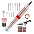 thumbnail image 2 of 2000RPM Rechargeable Nail Drill Machine, Portable Cordless Nail Drill, Professional Gel Polish Remover, Milling Cutter For Manicure ,Easy to Use, 2 of 7