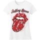 thumbnail image 1 of The Rolling Stones - Camiseta Tattoo Destello de Algodón para Mujer (Blanco), 1 of 2
