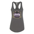 thumbnail image 2 of Wild Bobby Cheerleading All Stars Girl Sports Women Racerback Tank Top, Dark Grey, Large, 2 of 5