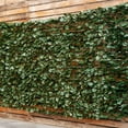 thumbnail image 2 of Costway Seto Artificial con Hojas de Hiedra para Decoración de Jardín Valla Pantalla de Privacidad Protectora para Balcón Verde 150 x 240 cm, 2 of 9