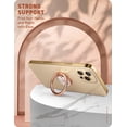 thumbnail image 3 of i-Blason Cell Phone Finger Ring Holder - Universal - Kick Stand with 360° Rotation and 180° Flip Magnetic Car Mountable (Marble), 3 of 9