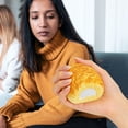 thumbnail image 4 of Rirozkan Squishies Sensory Stress Toys, Slow Rising Soft Fidget, Simulation Cream Puff Bread, Stress Relief Squeeze for Anxiety, 4 of 6