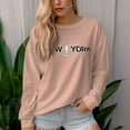 thumbnail image 5 of Women's 330gm 100% Cotton Statue of Liberty Graphic Crewneck Sweatshirt, 5 of 14