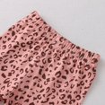 thumbnail image 3 of Kids Girl Pants Wide-Leg Trousers Leopard Ruffle Bell Bottoms, 3 of 5