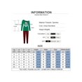 thumbnail image 6 of Gvmfive Women 2PCS Christmas Pajamas Sets Off Shoulder Long Sleeve T Shirt Plaid Leggings, 6 of 6