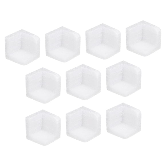 Uxcell 20pcs Expanded Polyethylene Foam Edge Protector 1.6x1.6x1.6 Inch Shockproof Corner Guard Moving Packing