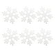 thumbnail image 2 of Adornos navideños, adornos navideños, copos de nieve de espuma, colgantes para árbol de Navidad, colgantes con textura hechos a mano que iluminan cada centímetro de la Nochebuena, colgante de copo de, 2 of 6