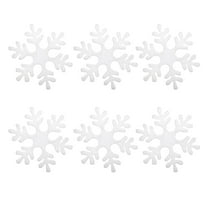 christmas decorations Christmas decoration foam snowflake Christmas tree pendant, handcrafted texture pendant, illuminates every inch of Christmas Eve