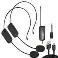 thumbnail image 1 of 2.4G -Mounted Wireless Lavalier Microphone Set Transmitter with Receiver for Amplifier Voice Speaker Teaching Tour, 1 of 8