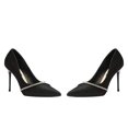 thumbnail image 1 of Rhinestone tira tacones altos 7 cm elegante punta estrecha stiletto para cena aniversario fecha negro 37, 1 of 8