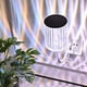 thumbnail image 5 of Fiudx Liquidación de ahorros de invierno Lámpara de mesa de cintura pequeña de cristal Lámpara de mesita de noche para dormitorio Lámpara de mesa pequeña con carga LED, 5 of 6