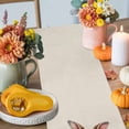 thumbnail image 4 of Thanksgiving Rabbit Table Runner, Autumn Thanksgiving Kitchen Dining Table Decoration for Home Party Decor 13x48 Inches, 4 of 9