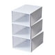 thumbnail image 4 of Caja de zapatos con cajón de almacenamiento de plástico transparente, gruesa y plegable, para el hogar, la oficina y el dormitorio. Diseño de 2 niveles, plegable y portátil. Material, 4 of 9