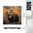 thumbnail image 2 of High Precision Body Weight Scale Smart Bathroom Scales with Large LCD Display(400lbs),Decorative for Bedroom-Grizzly Bear Standing In The Forest, 2 of 4