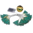 thumbnail image 3 of Led Christmas String Light Metal Decoración Navideña Adornos Blanco Cálido Árbol De Navidad Fairy Light 20Led 45Cm 2 Modos De Luz Alimentado Por Batería Para Interior / Exterior matsuzay HA026971-03, 3 of 6