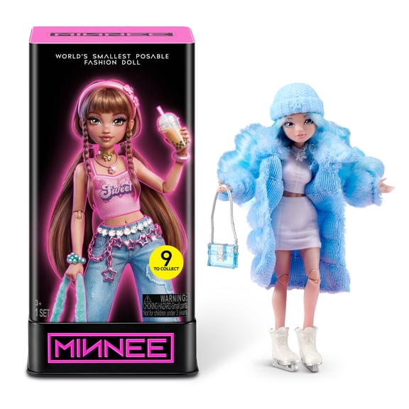 MINNEE Fashion Doll Blind Box by STARBOX - Collectible 4 inch Surprise Doll with Mystery Accessories Ages 3 