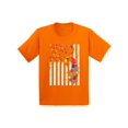 thumbnail image 1 of Awkward Styles USA Flag Autism Shirts for Kids Autism Awareness Ribbon Youth T-shirt American Flag Colorful Kid's Tee Shirt Tops Support Autism Awareness Tshirt Autistic Spectrum Awareness Shirts, 1 of 4