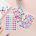 thumbnail image 1 of Pegatinas de estrella de cinco puntas con diseño floral láser, pegatinas decorativas para manualidades, 20 unidades, 1 of 3