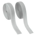 thumbnail image 1 of Uxcell Cinta de gancho y bucle para coser, tiras de sujetador de nylon no adhesivas de 5 yardas, gris claro, 1 of 7