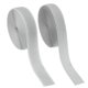 thumbnail image 1 of Uxcell Cinta de gancho y bucle para coser, tiras de sujetador de nylon no adhesivas de 5 yardas, gris claro, 1 of 7