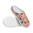 thumbnail image 3 of Wukai Fruit Print Women's Indoor Bedroom Slipper Slip On Shoes, Unisex House Shoes with Anti-Skid Sole for Men, Gift for Women Men-46/47, 3 of 7
