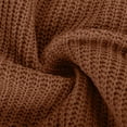 thumbnail image 6 of GigrtiJin Women's Turtleneck Sweater Dress Fall Long Sleeve Ribbed Knit Dress Warm Cozy Solid Color Short Dresses, 6 of 7