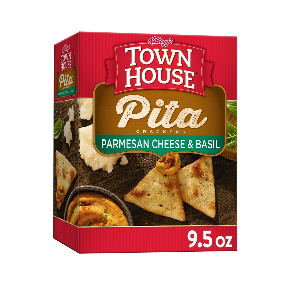 Kellogg's Town House Pita Crackers, Baked Snack Crackers, Lunch Snacks