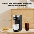 thumbnail image 4 of Slim Single Serve Coffee Maker for K Pods, 4 of 8