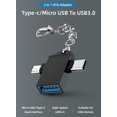 thumbnail image 1 of Viflosae 2 In 1 USB 3.0 USB Type C OTG Type C Converter USB Adapter Smart Phones Deals, 1 of 3