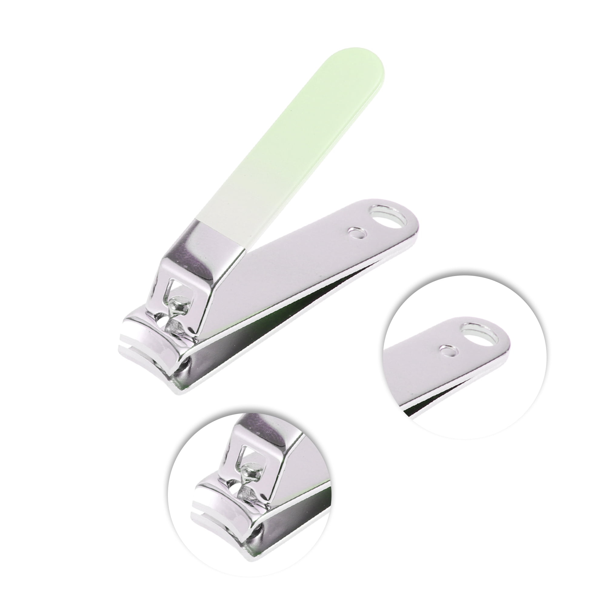 Unique Bargains Fashion Nail Clipper Kit 7 Pcs Gradient Green 18